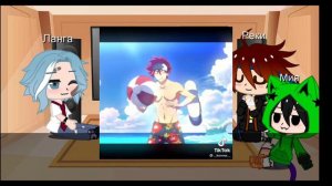 💅🌚//реакция персонажей из аниме "скейт бесконечность" на тт //🌚💅[2/?]🌼яой🌼чит.описание