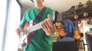 And your bird can sing rhythm guitar cover - The beatles