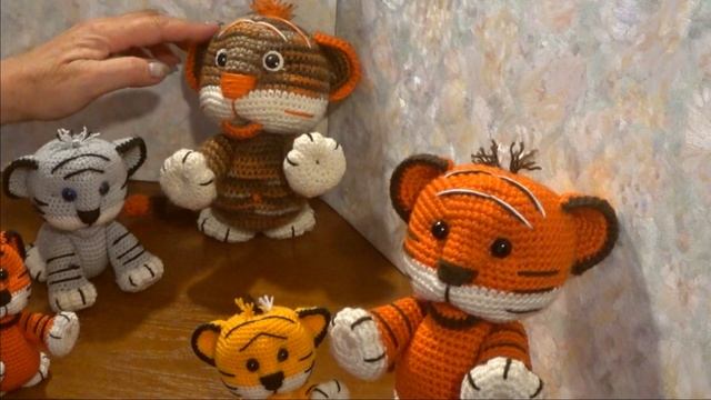 новый МАСТЕР КЛАСС. Как связать тигрёнка. Символ 2022.