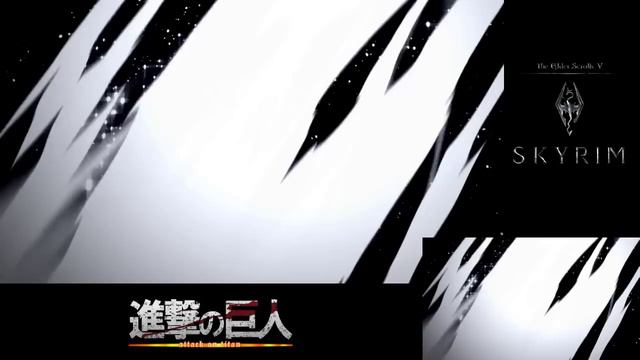 Skyrim - Attack on Dragon 進撃の巨龍 ( Skyrim + Attack on Titan) смотреть онлайн