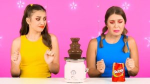 Шоколадное фондю Челлендж | Шоколадный Фонтан от BaRaDa Challenge