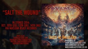 EXODUS - Salt The Wound feat. KIRK HAMMETT (OFFICIAL LYRIC VIDEO)