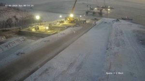 Кран упал в воду Климовка Самарская область