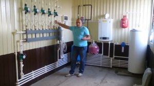 Комбинированная система отопления. Гидрострелка в системе отопления. Обвязка котельной.