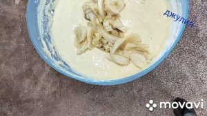 Оладьи с яблоками и бананом