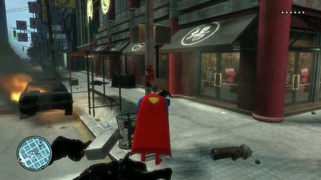 Супермен мод для GTA 4 смотреть онлайн