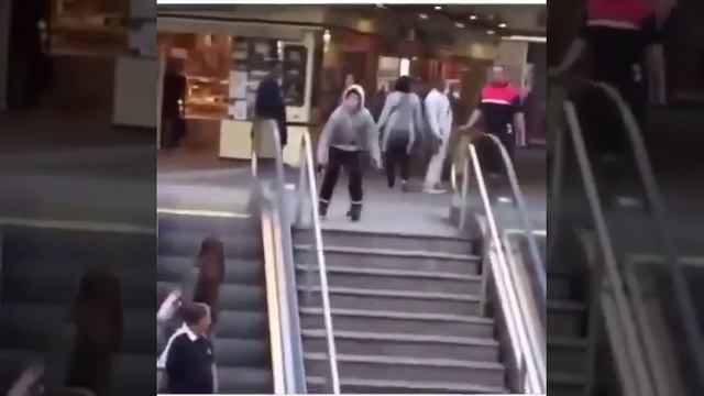 simon from cry of fear irl with roller skaters in a mall #cryoffear #cryofall #memes #meme #shorts