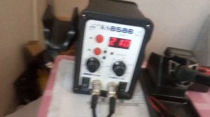 "Паяльная станция" KS8586 (Замена вентилятора фена)