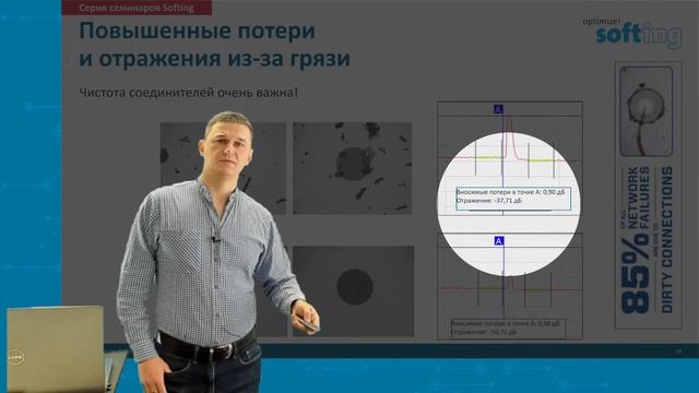 Почему важно чистить коннекторы оптоволокна? Как пользоваться микроскопом для проверки коннекторов?