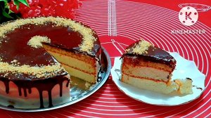 BEST HOMEMADE CAKE❗️❗️БЕСПОДОБНЫЙ ДОМАШНИЙ ТОРТ.  БИСКВИТ+ ВКУСНЕЙШИЙ КРЕМ?.