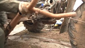 Трицикл на базе мотоцикла Урал / 1 серия / Разборка