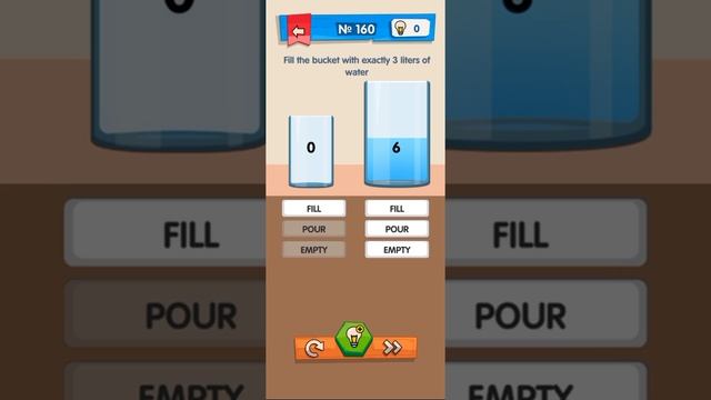 IQ Boost Game : Fill The Bucket With 3 Liters Of Water ? смотреть онлайн