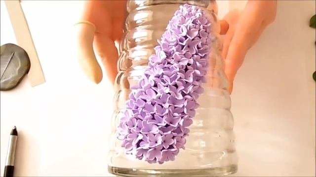 Мастер-класс: Декор вазы полимерной глиной FIMO/polymer Clay Tutorial