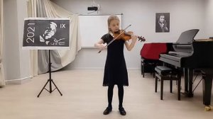 Кожокару Мария, скрипка. А. Комаровский Этюд №48 ( Избранные этюды для скрипки 1-3 класс)
