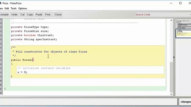 Java1-04 Creating Objects - Demo2 - Private Data, Enums, Constants, and Constructors