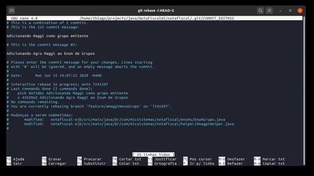 GIT - Fazendo squash de commits смотреть онлайн