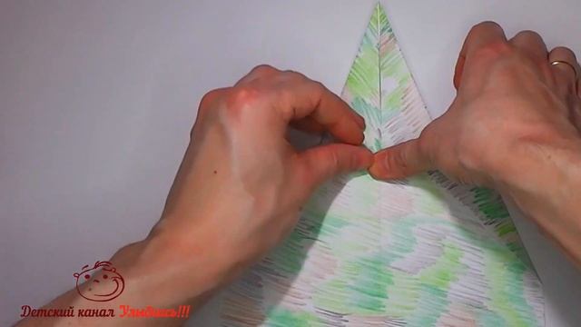 Оригинальный военный самолет из бумаги | Поделки ко Дню Победы 9 мая | Простые поделки с детьми смотреть онлайн