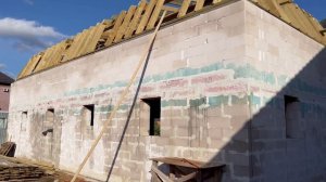 Гараж на 3 машины с жилой мансардой 235 м2