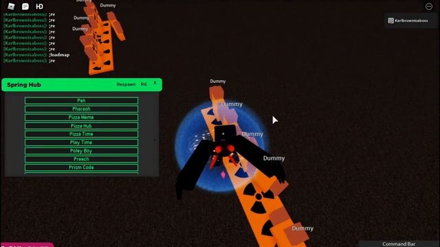 Roblox Spring Hub Script Showcase