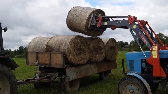 Часть 22 Уборка рулонов с поля смотреть онлайн