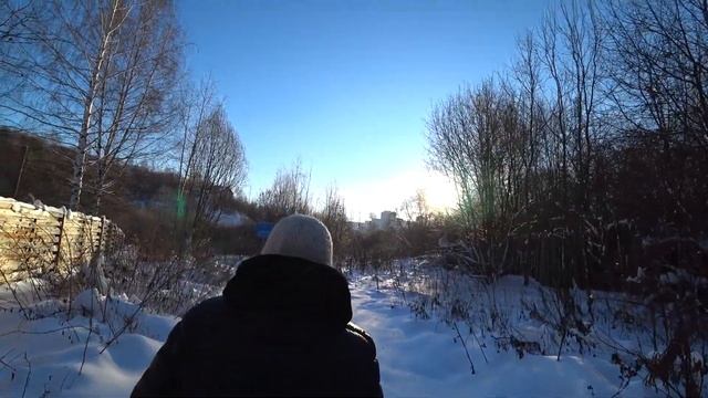 После метелей гуляем в солнечную морозную погоду. 13 дек 2022