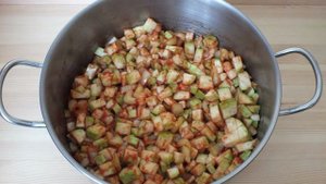 Кабачки с фасолью на зиму