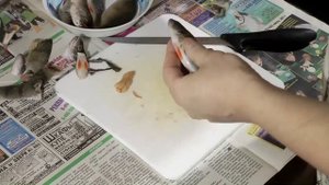 Как очень быстро почистить мелкого окуня.mp4