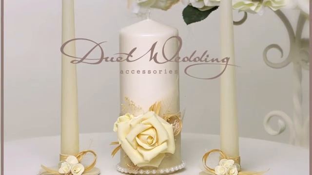 Коллекция свадебных аксессуаров ручной работы "Кремовые мечты" смотреть онлайн