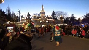 France.Christmas parade in Disneyland!Новогодний Диснейленд!