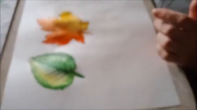 листья акварелью 1 класс смотреть онлайн