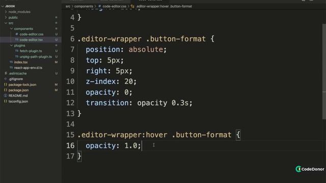 129. Floating the Format Button | React with Typescript