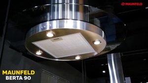 Островная кухонная вытяжка MAUNFELD Berta 90 нержавеющая сталь