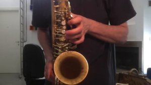 Federico Missio - demonstrates "Sequoia" alto saxophone Lemon Series