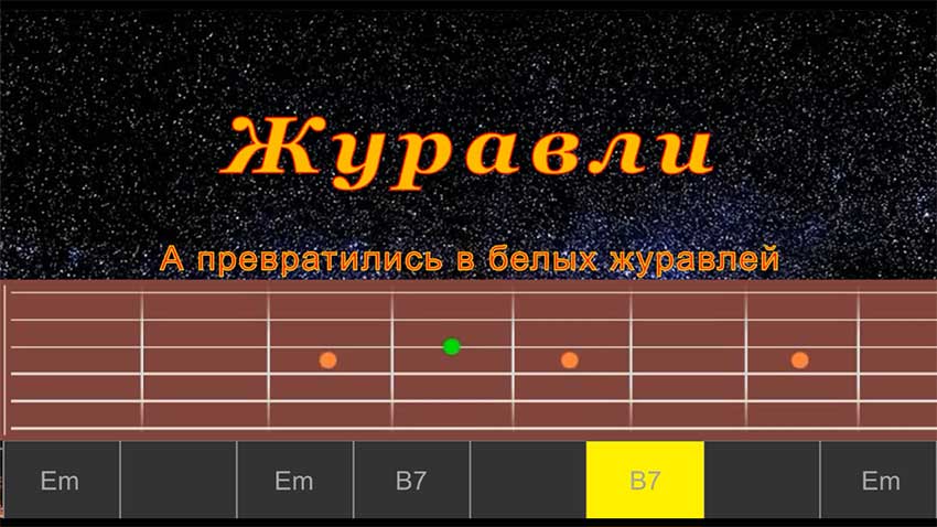 Журавли (cover) | Гитара на одной струне
