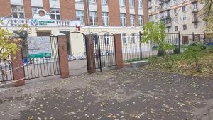 От метро Октябрьское поле до МЦК Зорге. Курчатовская школа, сквер.