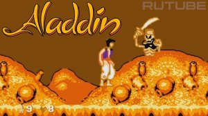 Aladdin (NES Famicom Dendy 8bit) - 1995 JY Company - Самый популярный Аладдин на Денди - Прохождение