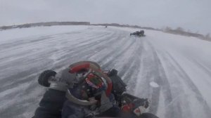 УТС Winter Karting. Ice Karting. Зимний картинг г.Омск о.Азово Seregin V.#35