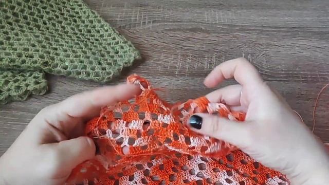 Закончила вязать шаль  и мои вязальные процессы