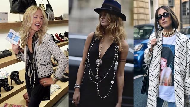 УКРАШЕНИЯ ИЗ ЖЕМЧУГА Модные бусы Chanel Знаменитый жемчуг Коко Шанель Стиль и мода @style...