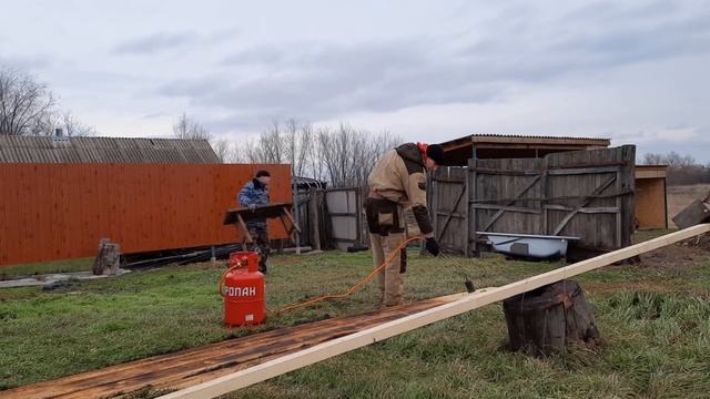 48. Красивая стена из обрезной доски. Будет... смотреть онлайн