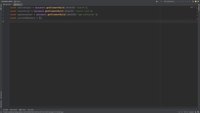 Javascript -  Geolocation with Leaflet, Nominatim and Openstreetmap