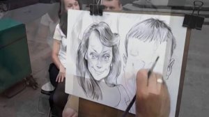 Арбатские шаржи. Владимир Доцоев