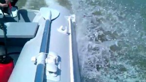 Мотор Hangkai 9.8 испытания на воде 2..