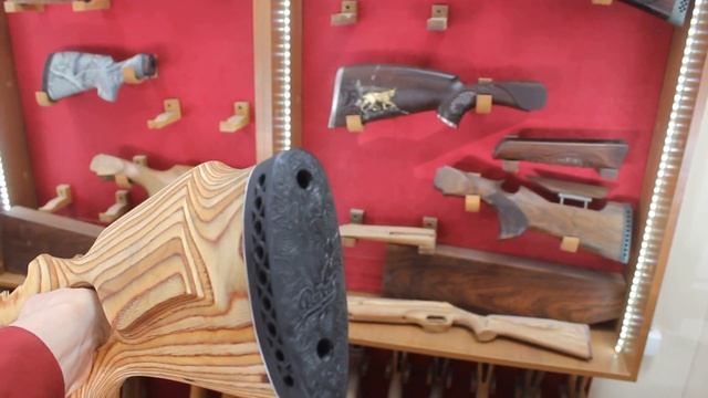 Индивидуальный приклад на заказ для Трехлинейки КО-91/30 натуральный березовый шпон