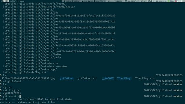 #03 WRITEUP FORENSICS CTFlearn : Git Is Good смотреть онлайн