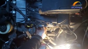 Течь заглушки двигателя Renault