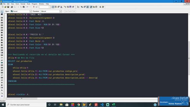 43 - Trabajando el Reporte Productos - Exportar a Excel -parte04 - Reportes de VFP смотреть онлайн