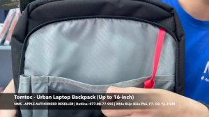 NMS Review: Tomtoc - Urban Laptop Backpack (Up to 16-inch) @ NMS - Apple Authorised Reseller