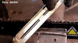 Заточка цепи своими руками! Станок или напильник?