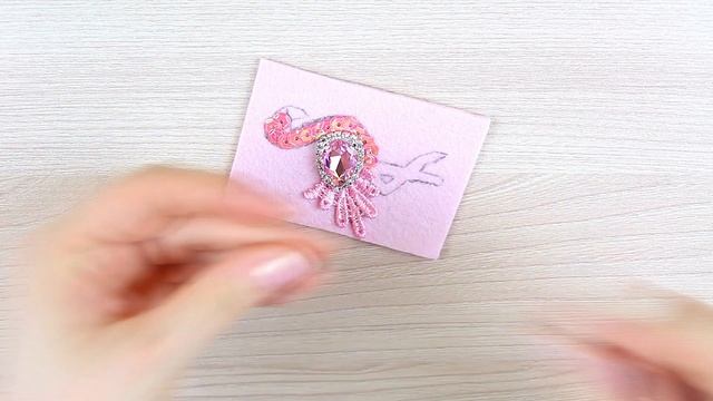Flamingo Brooch / Step-by-step tutorial / DIY смотреть онлайн